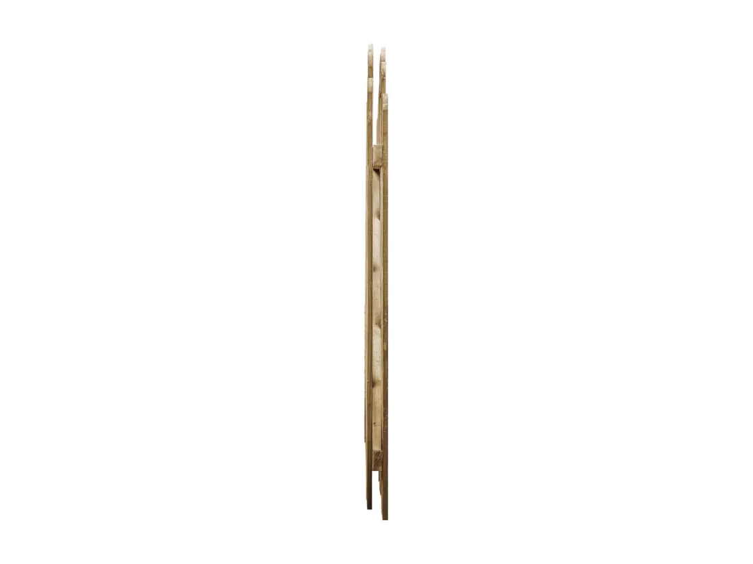 Portail de jardin Bois de pin imprégné 100x100 cm