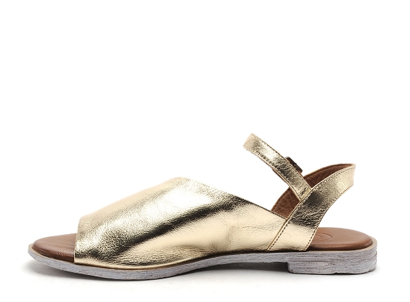 Lune et l autre nu pieds plats femme sandra or