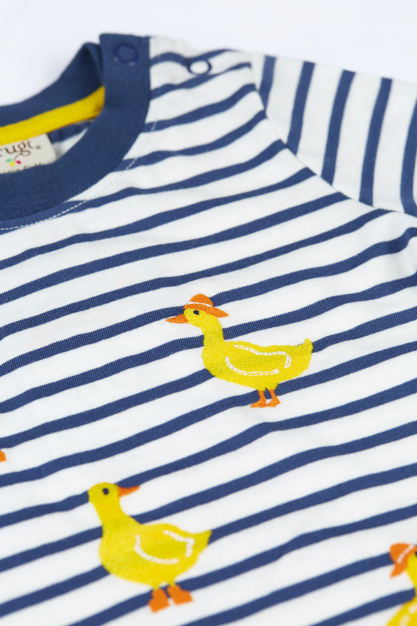 T-Shirt DUCKS gestreift in navy