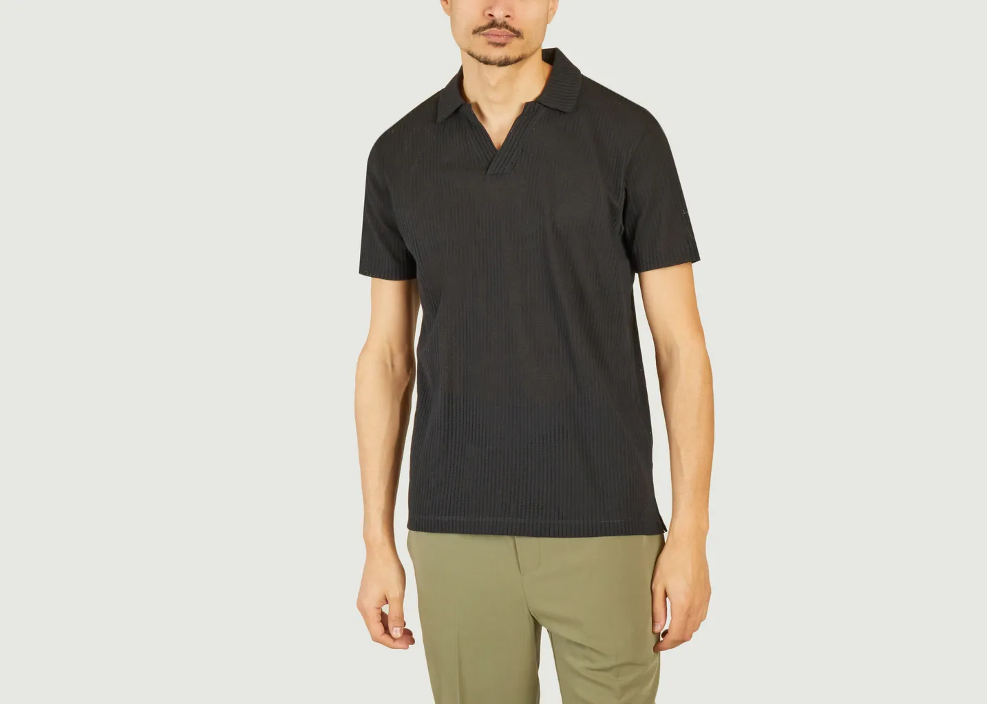 Polo Linear Mesh Sunspel