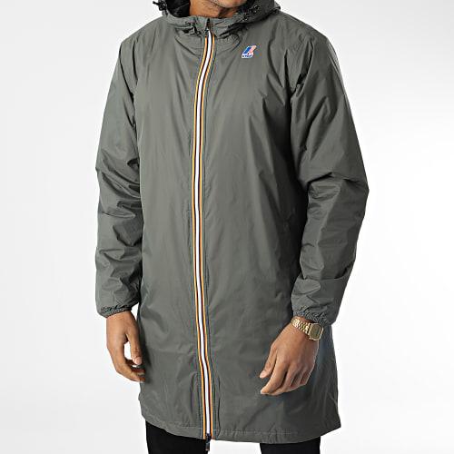 Veste Zippée Capuche Eiffel Vert Kaki