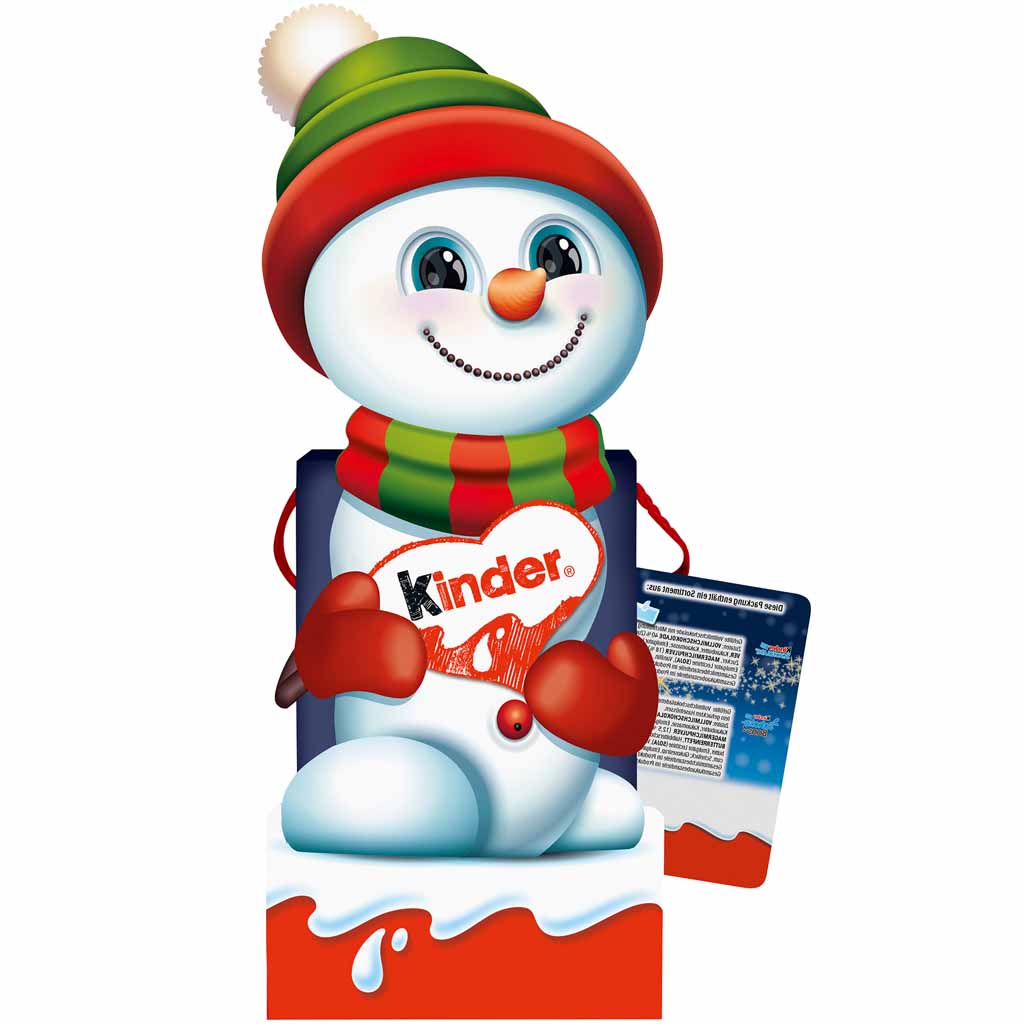 Kinder Mix Weihnachts-Tüte Schneemann 193g MHD:20.4.25