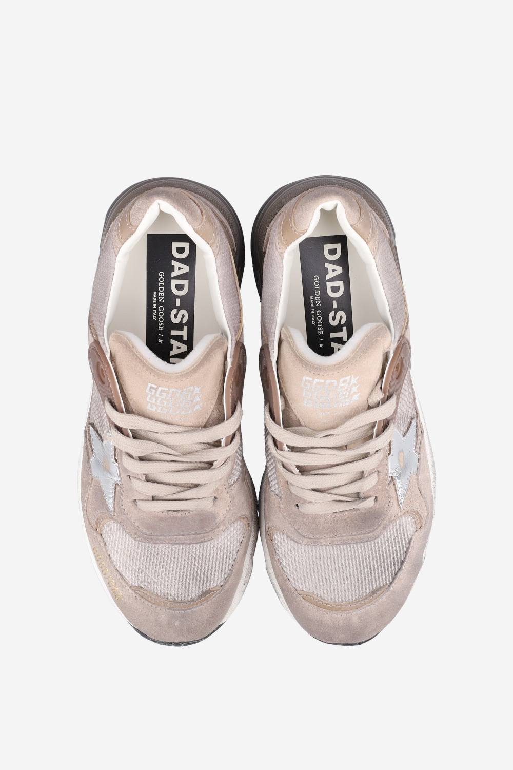 Running dad suede sneakers