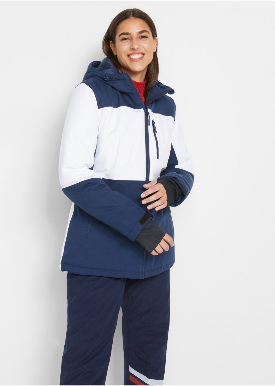 Veste de ski fonctionnelle à capuche, étanche
