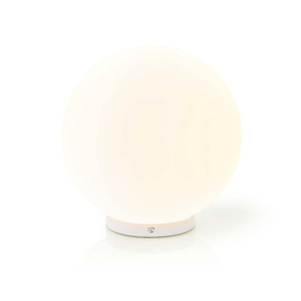 Nedis SmartLife humørlys | Wi-Fi | Rund | | 360 lm | RGB / Varm til avkjølt hvitt | 2700 - 6500 K | 5 W | Glass | 1 stk