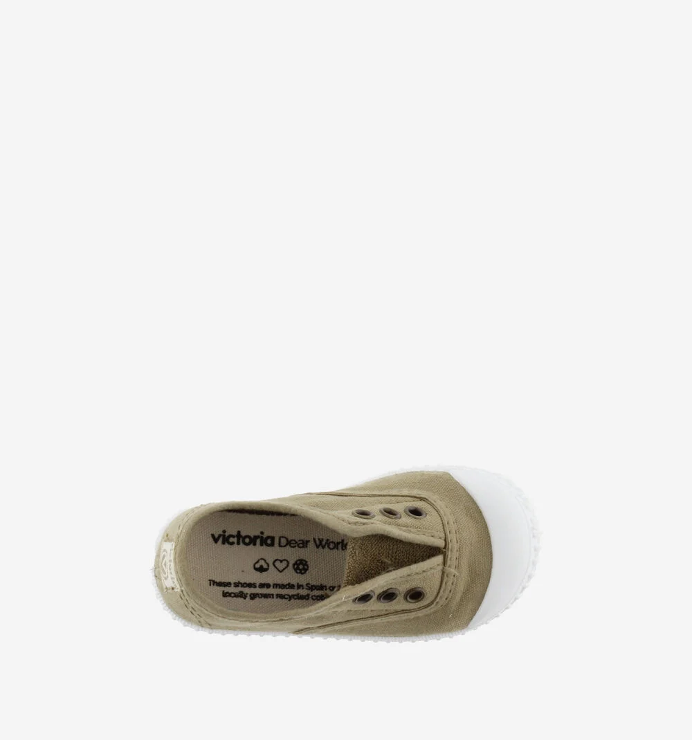 1915 INGLESA TENNIS TOILE DREC® ÉLASTIQUE Baskets en toile avec élastique pour enfant LAUREL