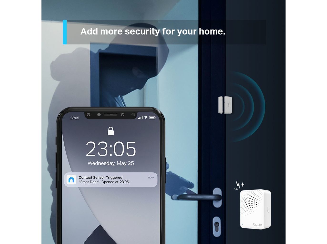 SENSOR PORTAS E JANELAS TP-LINK TAPO T110 BRANCO