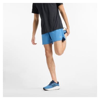 Short New Balance RC 5in Bleu Homme