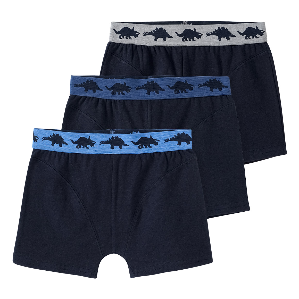 Topolino 3 Jungen Boxer mit Dinos dunkelblau