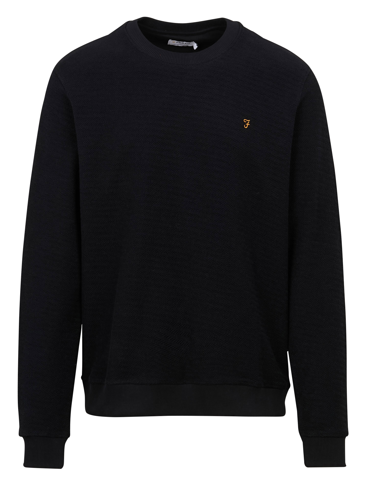 MANTENO - Sweat droit en coton bio | Noir