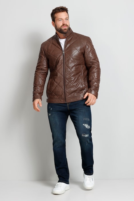 Boston Park Lederjacke, Stepp, bis 74