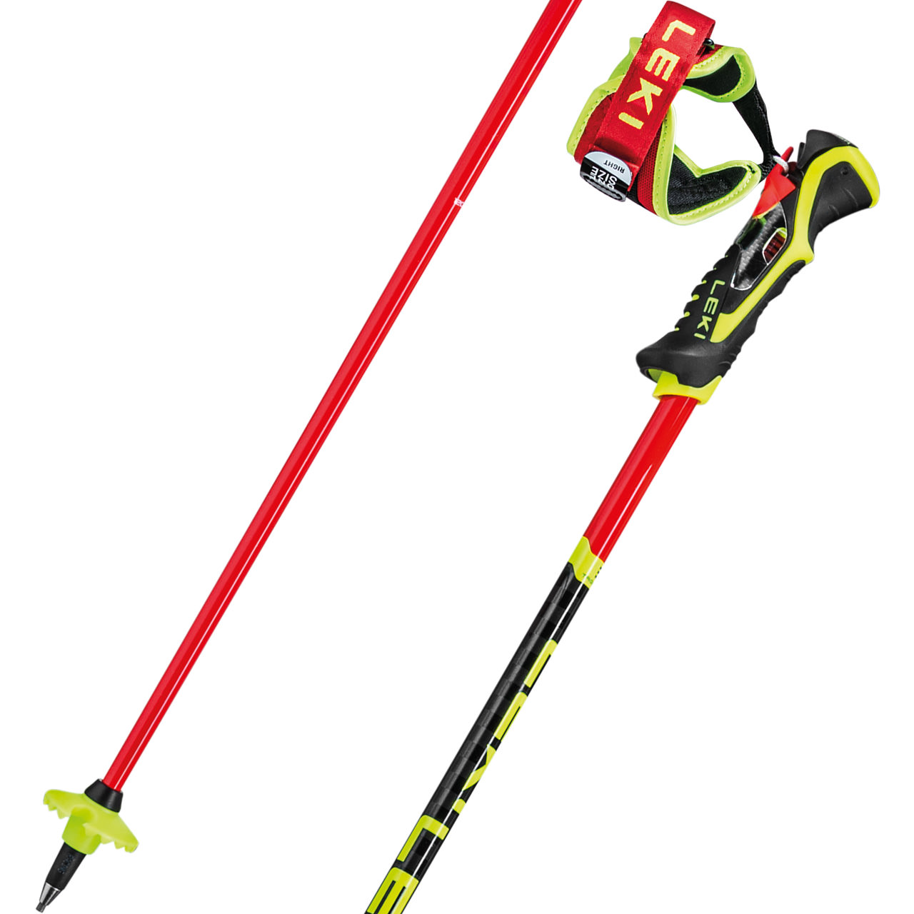 Leki Venom SL 3D bright red/black/neonyellow | Leki Alpin Skistöcke | Leki | L | MARKEN | XSPO