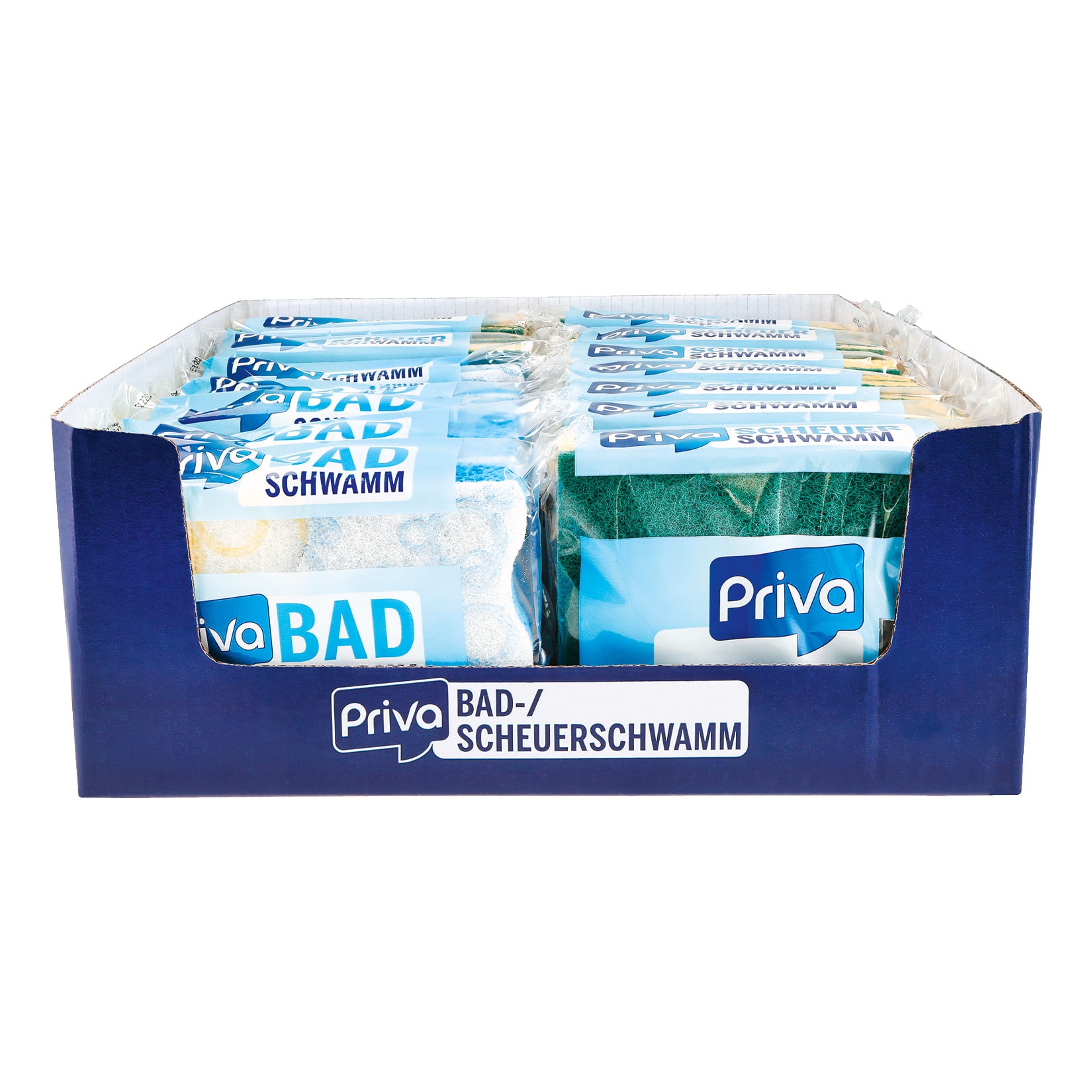 Priva Haushaltschwämme 4 Stück, verschiedene Sorten, 14er Pack