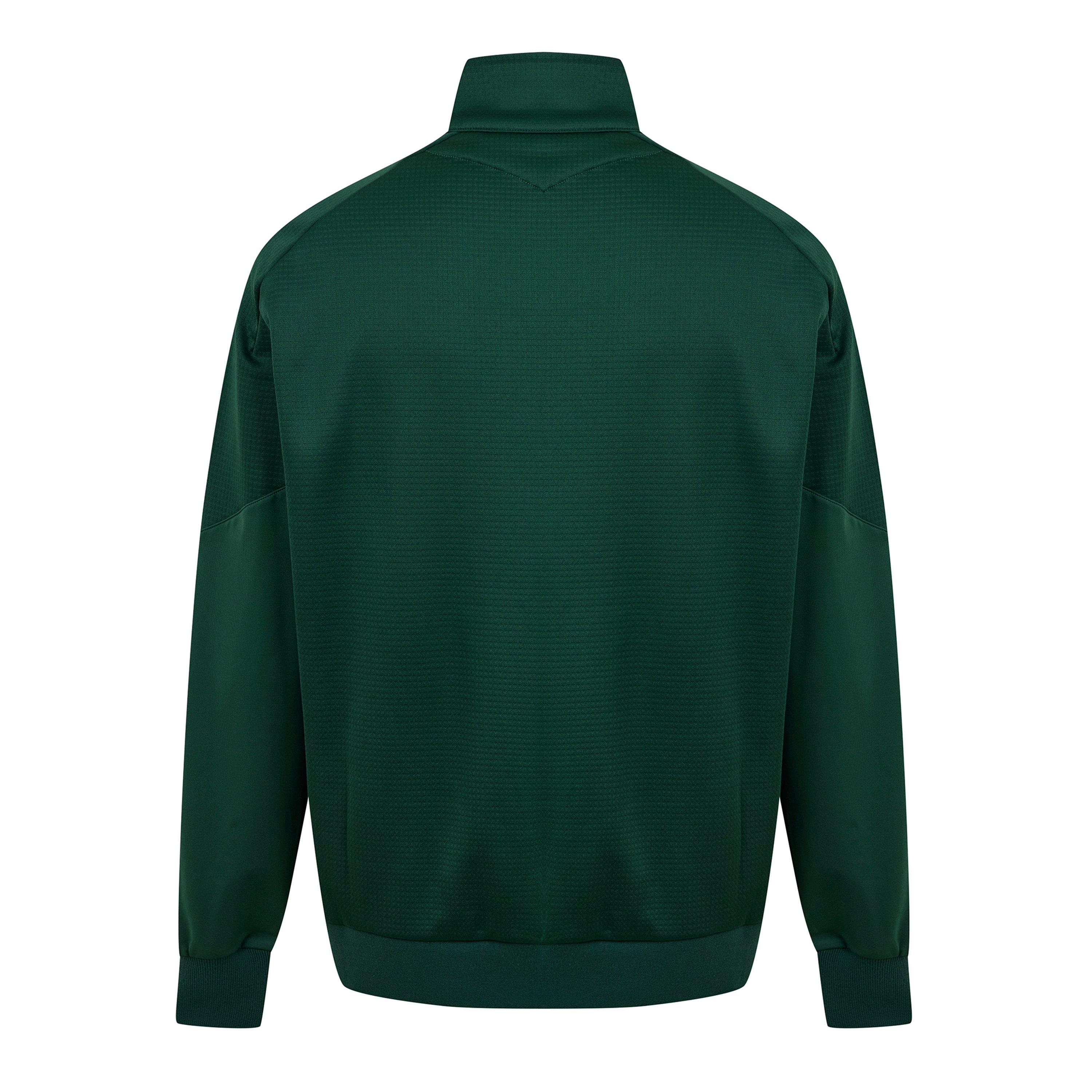 Macron Northampton Saints Quarter Zip Hoodie 2024 2025 Adults