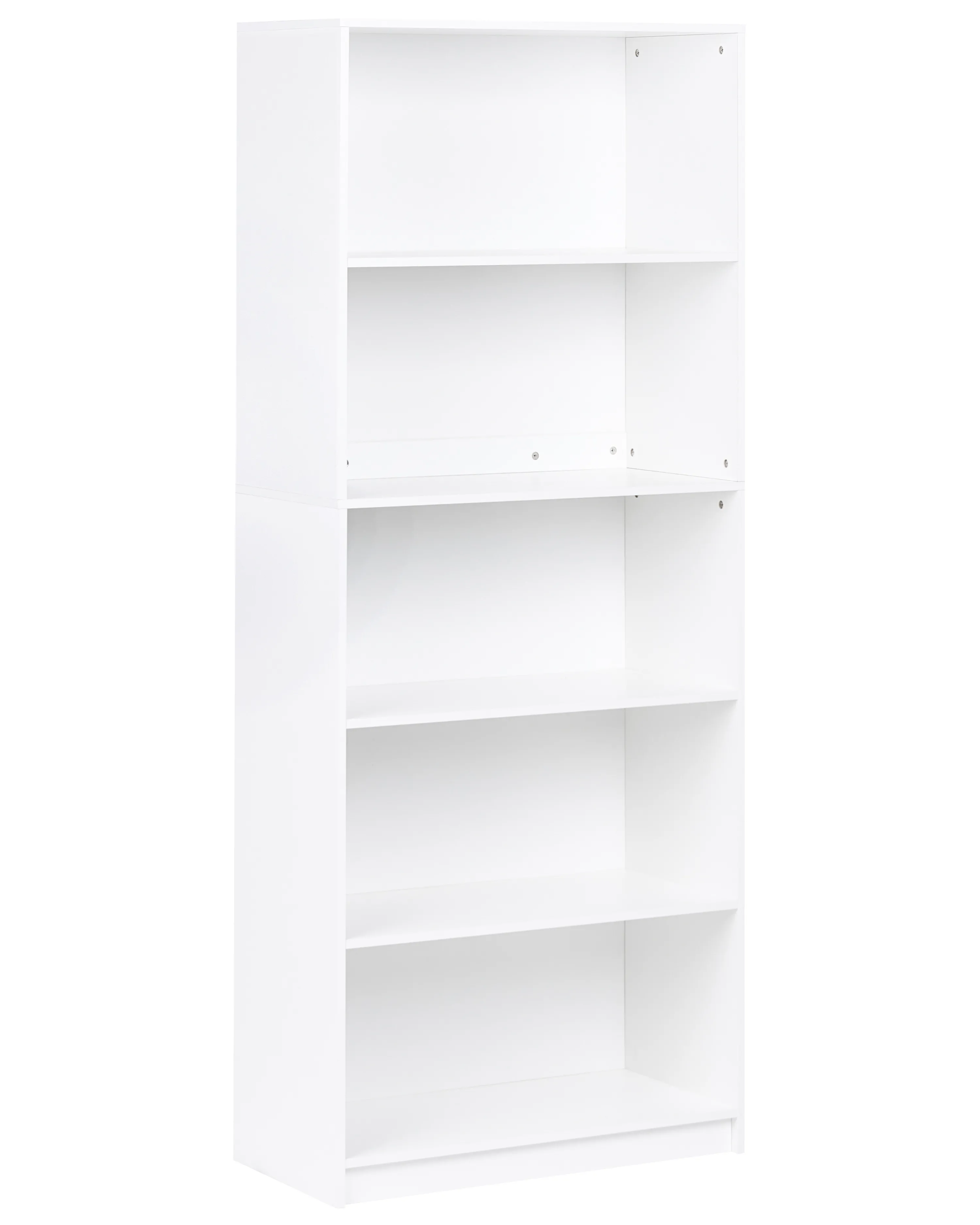 Boekenkast met 5 planken ZEHNA 197 cm Wit