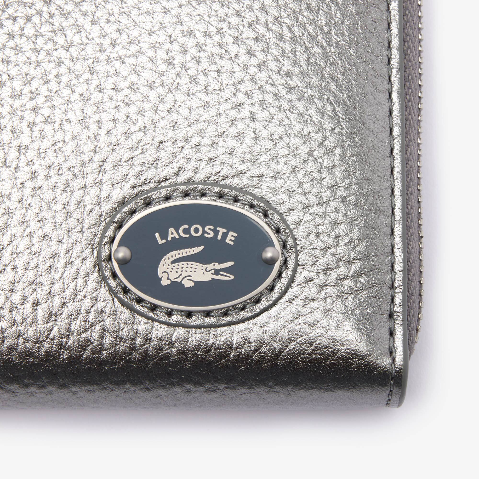 Damen LACOSTE Brieftasche mit Metall-Schnalle Geldbörsen & Kleinlederwaren - Grau - Lacoste - Damen