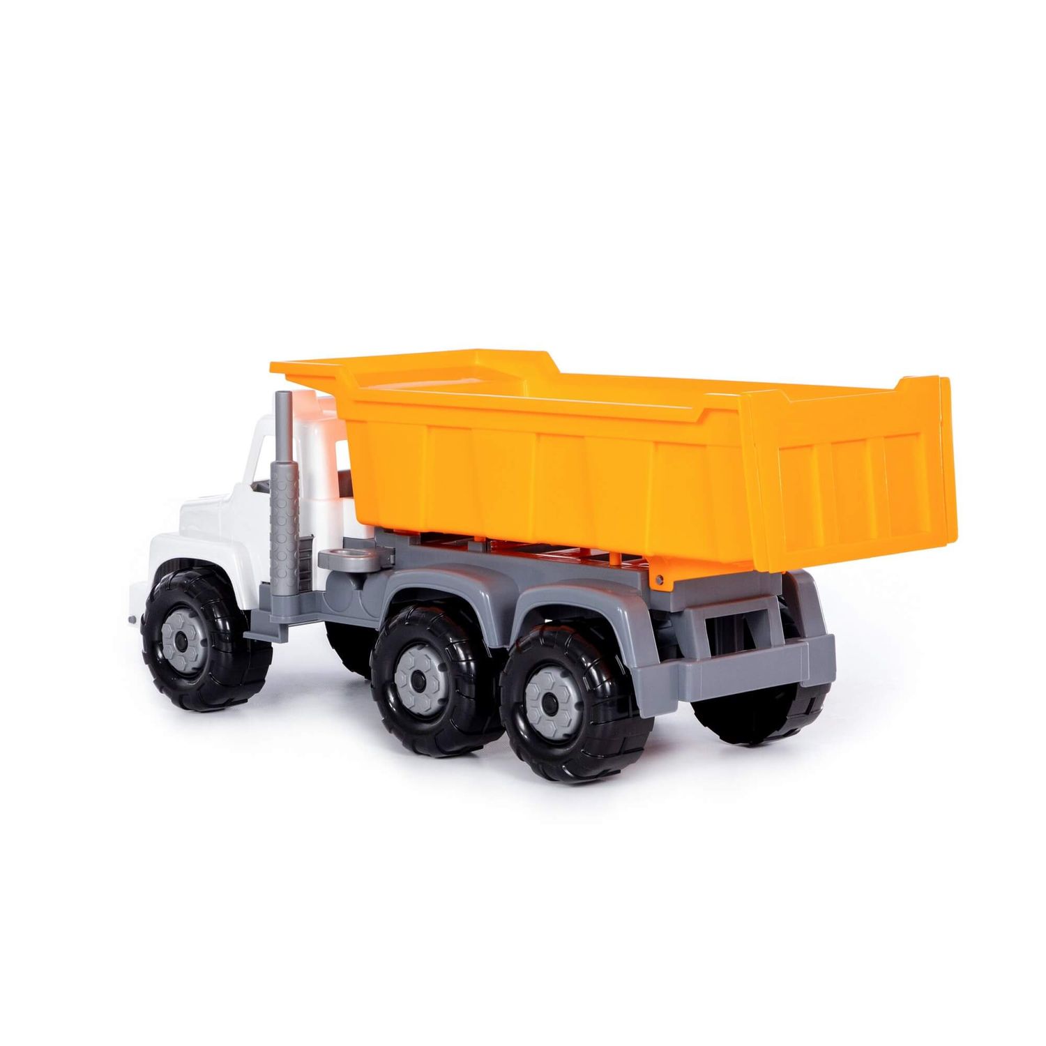 Polesie Spielzeug LKW, Kipper 96241 Ladefläche, Pritschenwagen, Kippfunktion orange