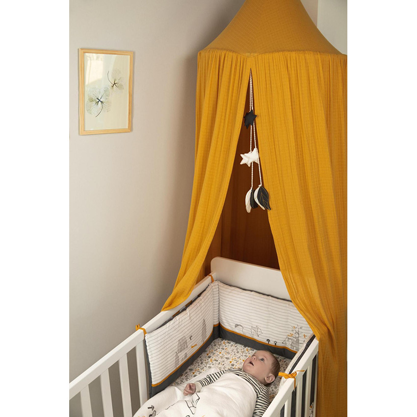 Tour de lit 3 pans Nos petits amis