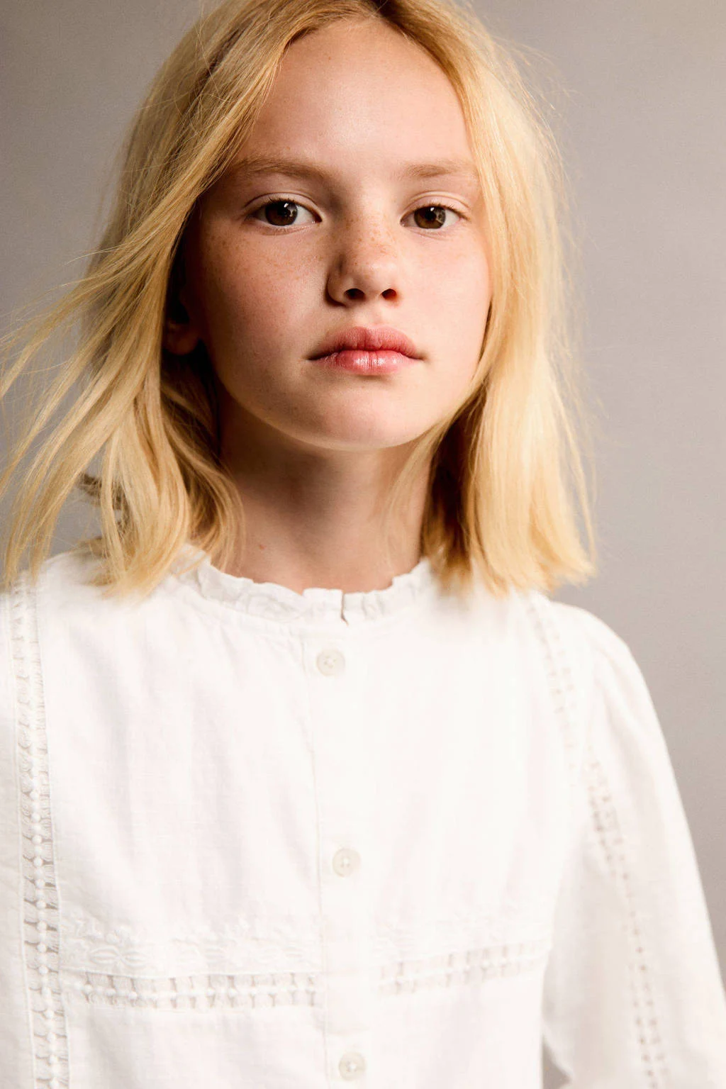 Mango Kids blouse wit
