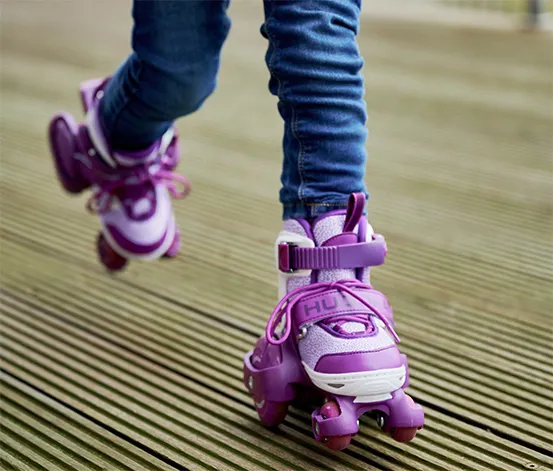 HUDORA Rollschuhe »My First Quad«, Gr. 26–29, lavender