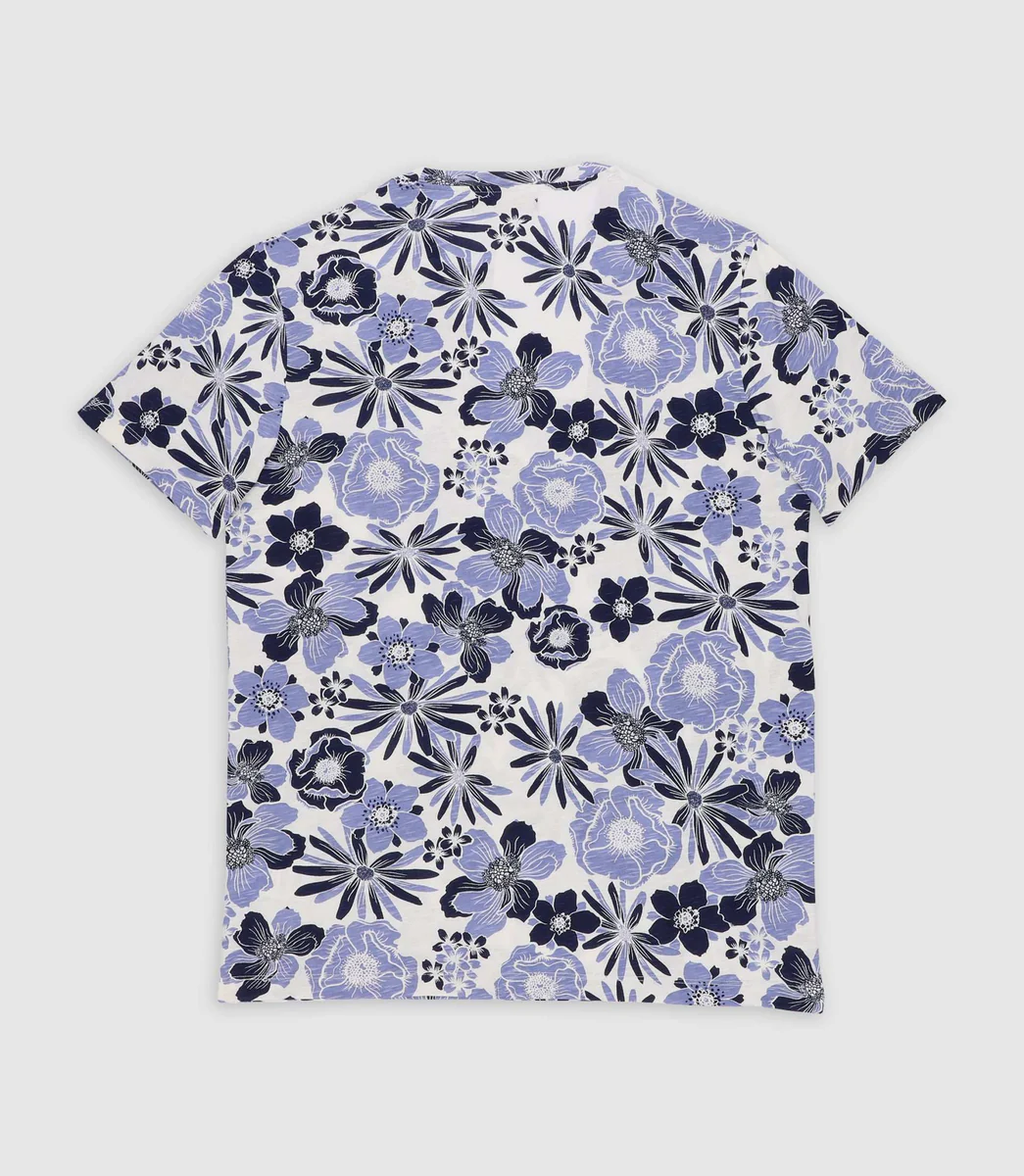 T-shirt imprimé blanc GUSTINOUT
