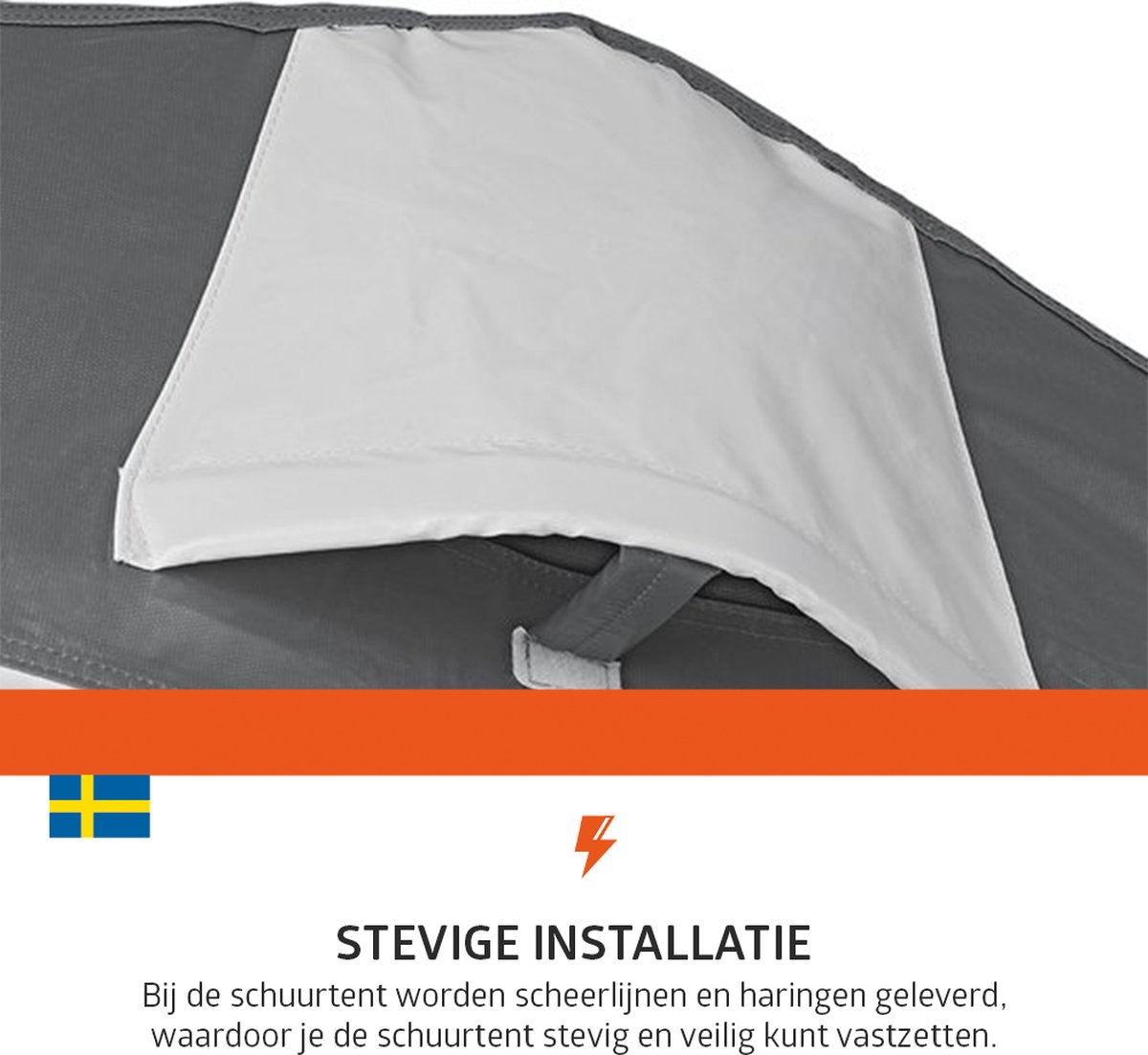 Campout Stella Nova schuurtent - Grey