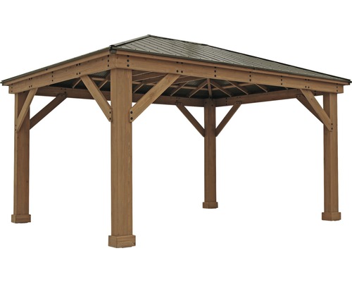 Gazebo WESTMANN hout Devon 12x16 455 x 336 cm geglazuurd