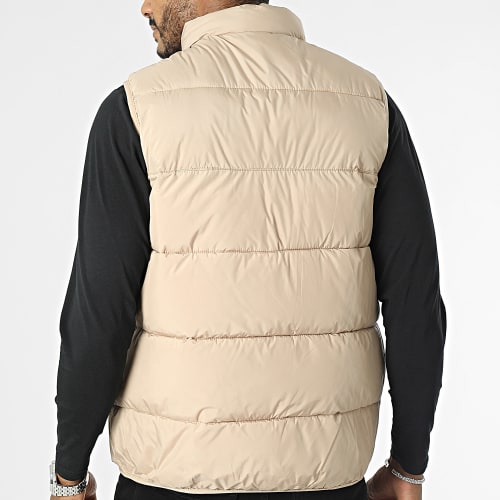 Doudoune Sans Manches Beige
