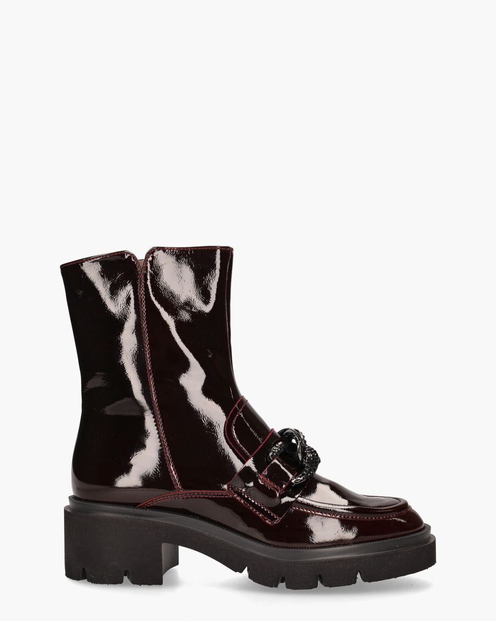 DLSport 6851 Bordeauxrood Dames Enkelboots