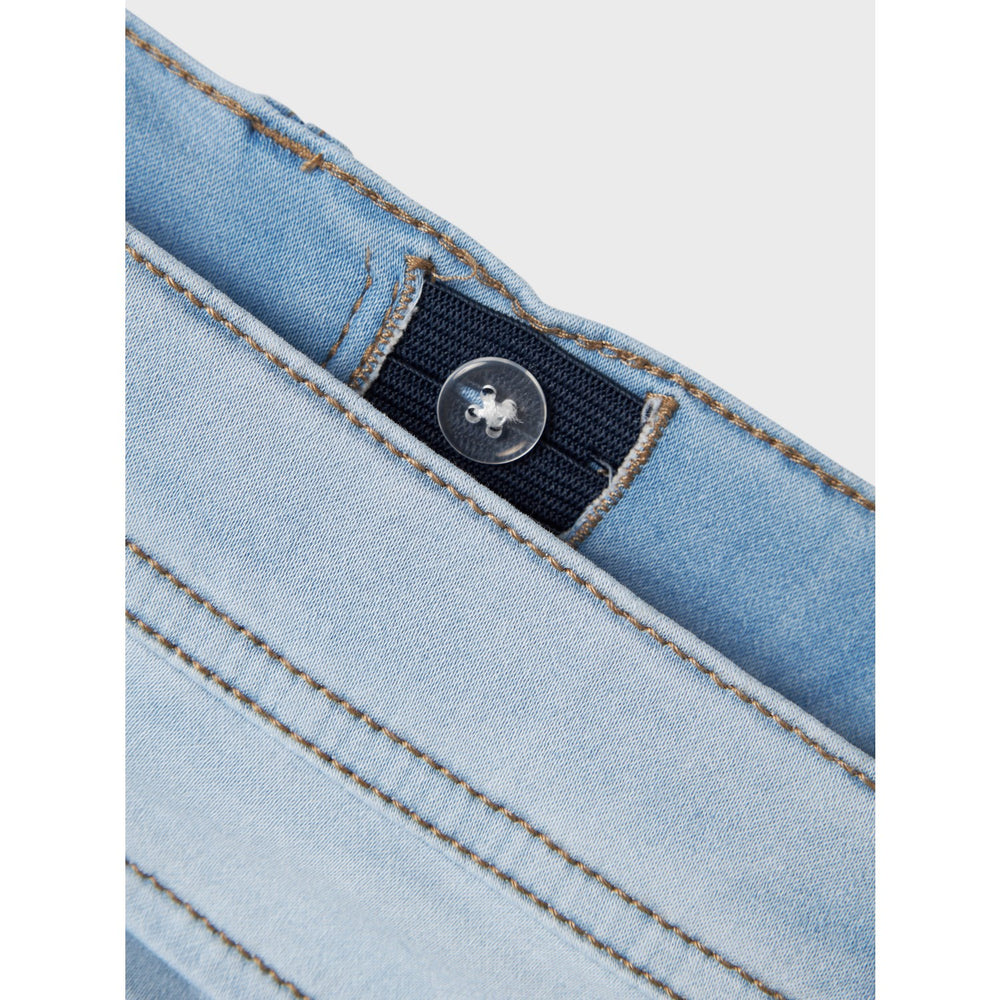 Køb Name It Light Blue Denim Theo Denim Shorts Noos