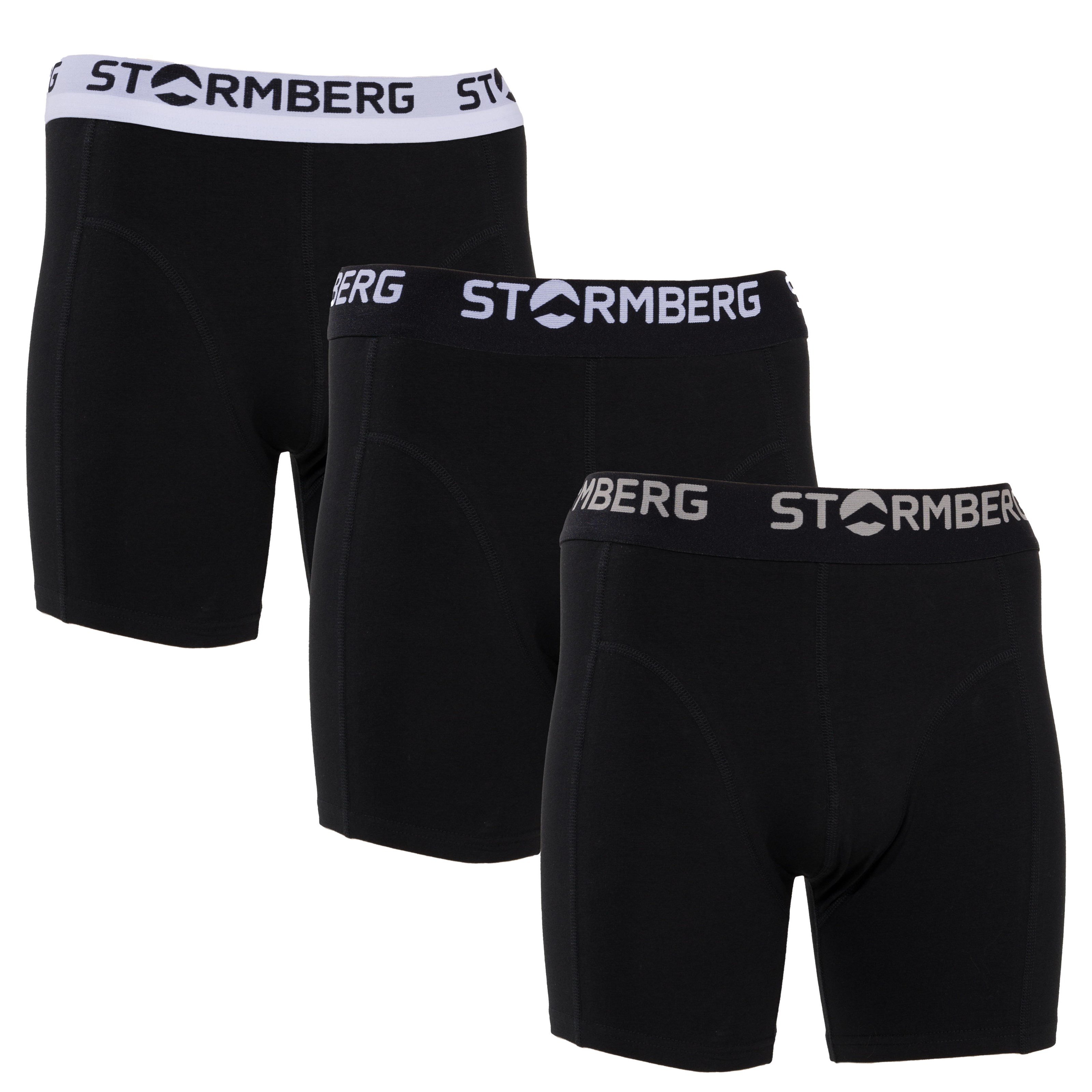 Stormberg Mildenes lang bomull boxershorts 3-pack