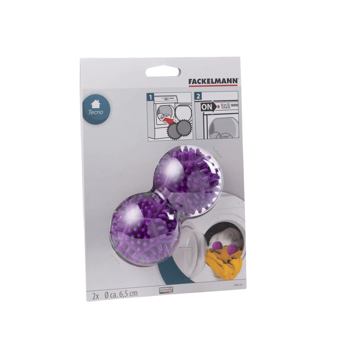 Lot de 2 balles de séchage pour le linge Fackelmann