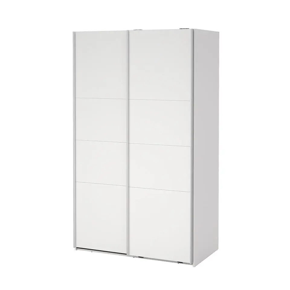 Hioshop Catania schuifdeurkast 2 deuren 120x200cm wit