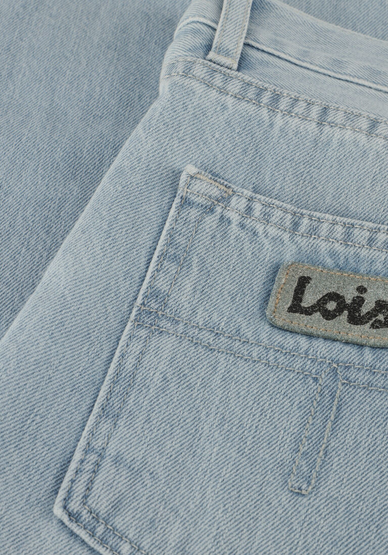 lichtblauwe lois jeans wijde broek marlene