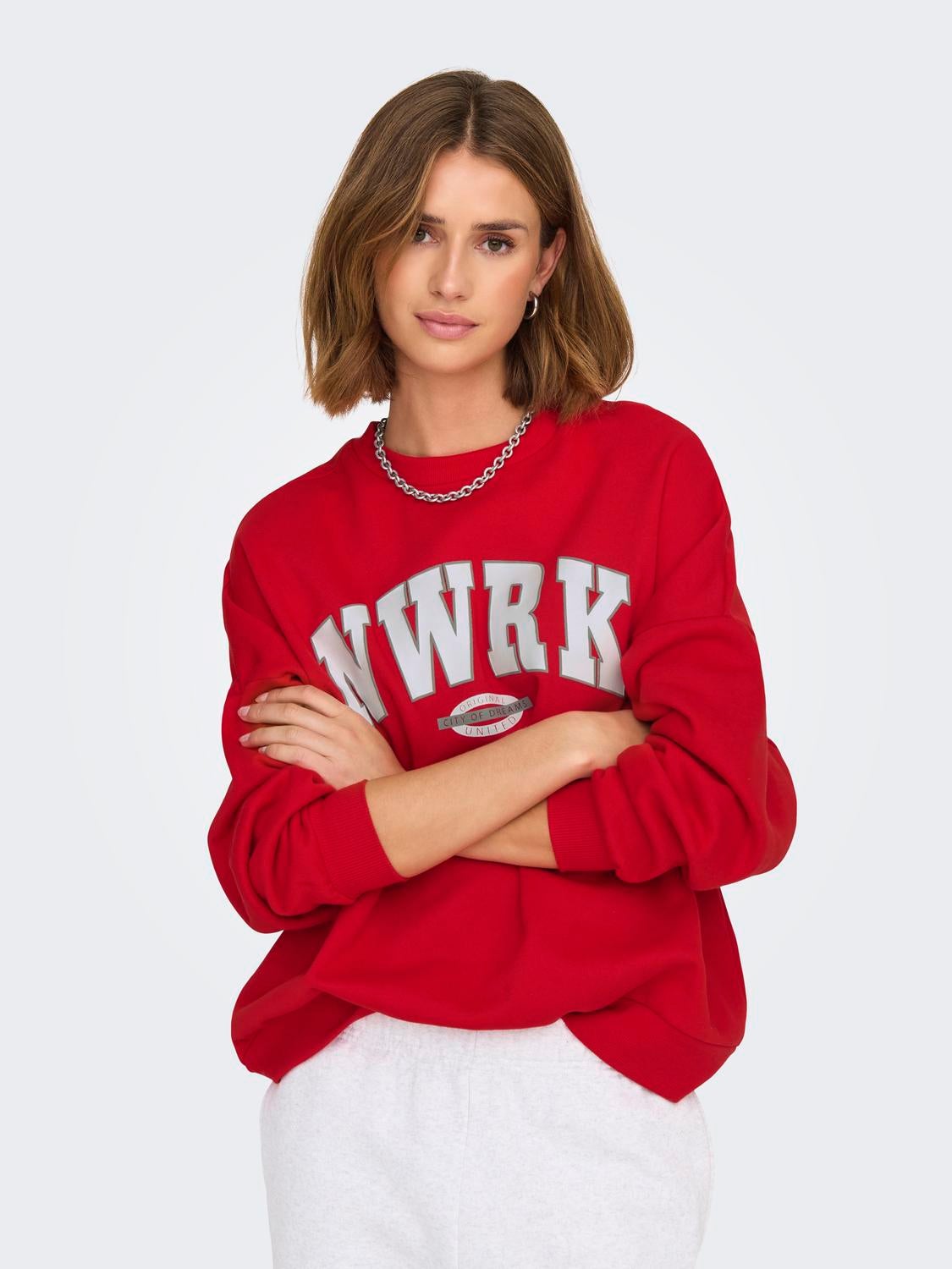 ONLDEBORAH Sweatshirt Mars Red