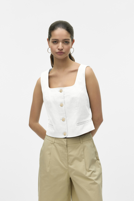 Vero Moda witte dames gilet