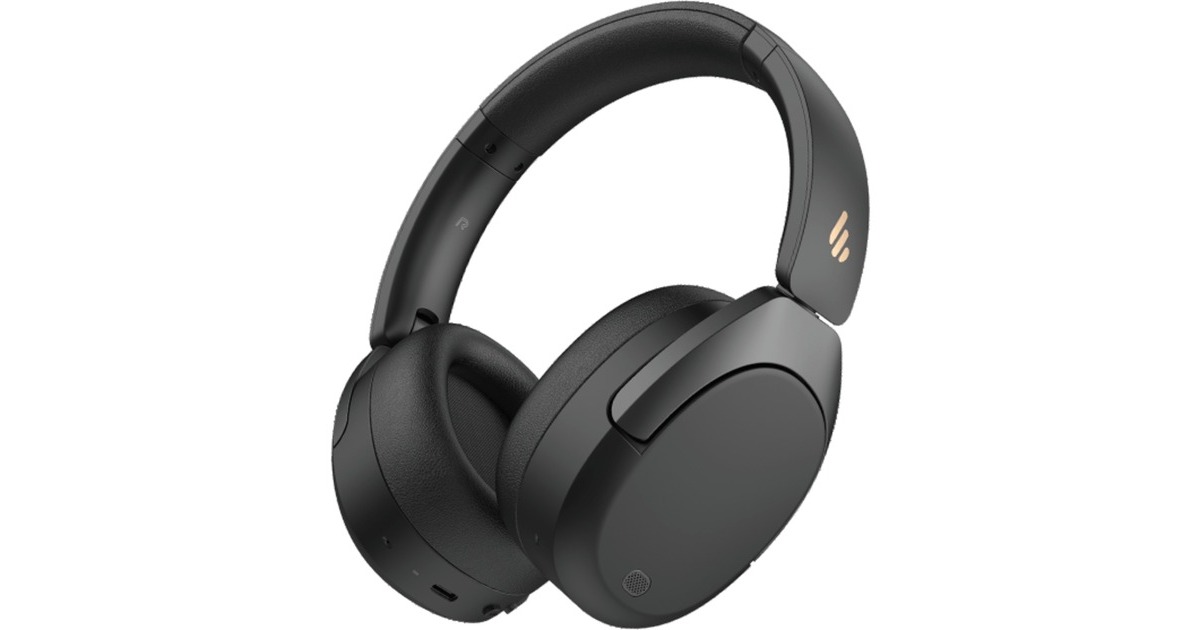 EdifierW830NB Draadloze over-ear hoofdtelefoon met actieve ruisonderdrukking  headset  (Zwart, Bluetooth 5.4 / USB-C)