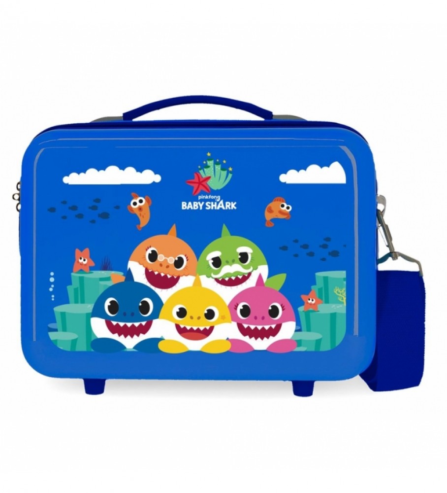 Bolsa Joumma Neceser ABS Baby Shark Adaptável Família Feliz - 29x21x15cm -