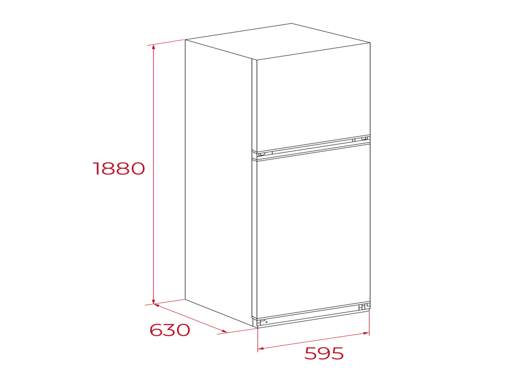 FRIGORÍFICO COMBINADO TEKA NFL 342 C INOX E 310L FULL NO FROST