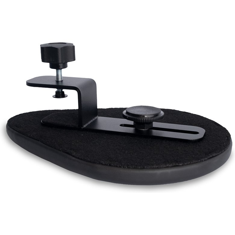 R-Go Tools Accoudoir R-Go split, accoudoir ergonomique en deux parties, réglable, symétrique, avec mousse souple, noir