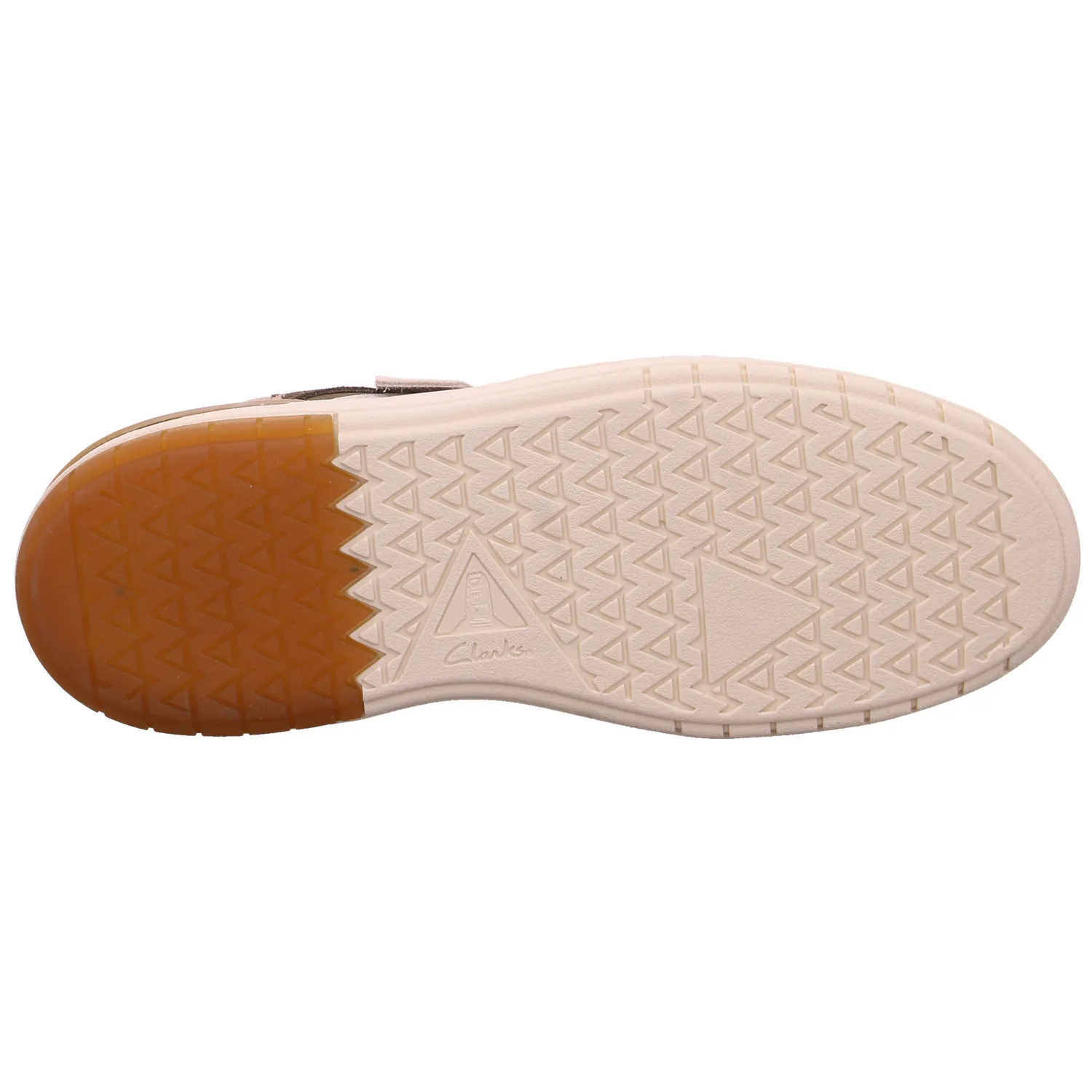 CLARKS Halbschuhe Sneaker Beige Leder