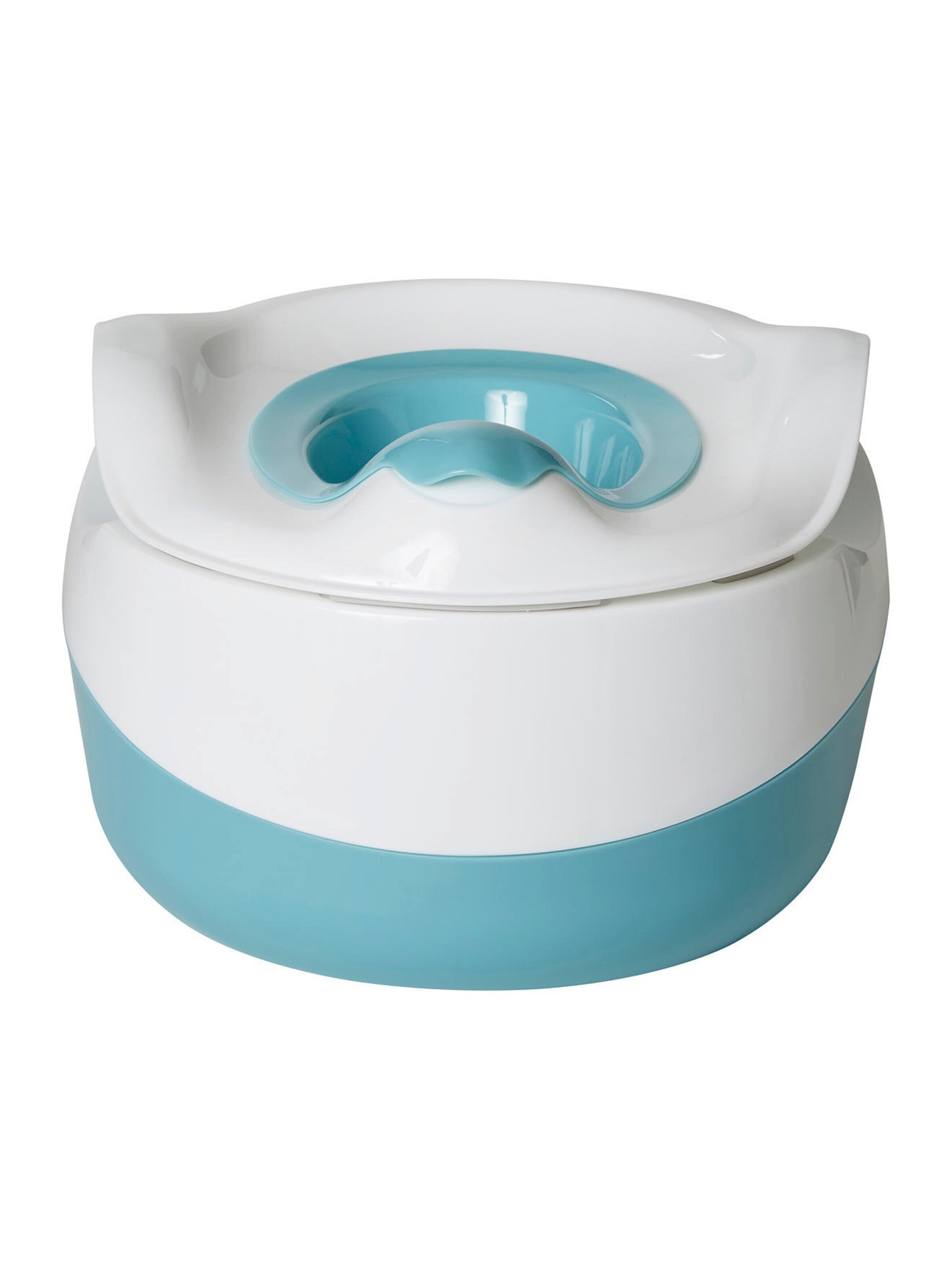 Vertbaudet Baby 3-in-1-Töpfchen blau/weiß