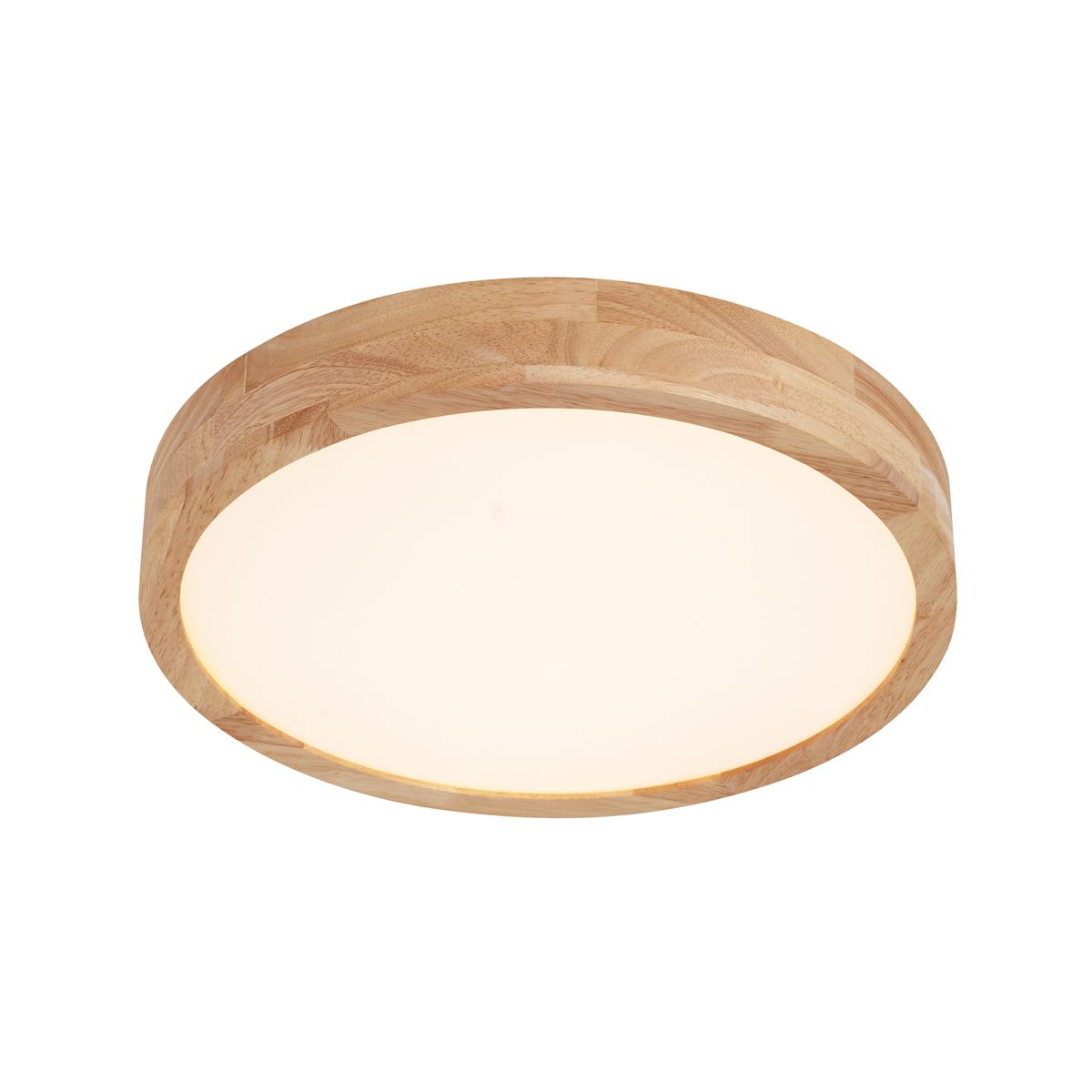 Scandinavische plafondlamp hout 40cm incl. LED dimbaar - Pecker
