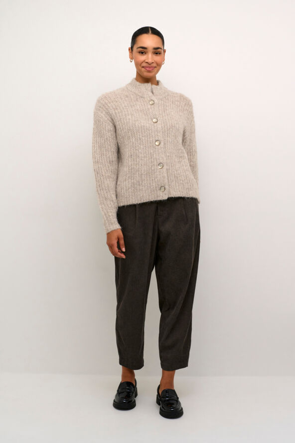 Kaffe KAane Knit Cardigan Major brown melange