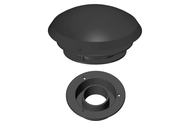 Knorz Dachlüfter 190 mm mit Schlauchanschluss 60 mm