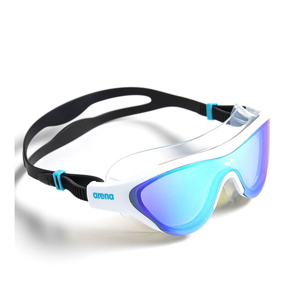 Arena THE ONE MASK MIRROR - Masque de natation blue/white/black