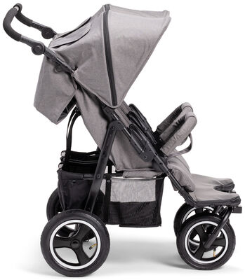 Beemoo Swing Søskenvogn, Grey Melange