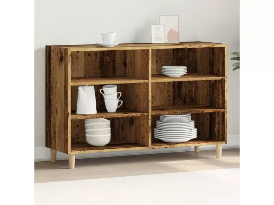 Buffet vieux bois 103,5x35x70 cm bois d'ingénierie
