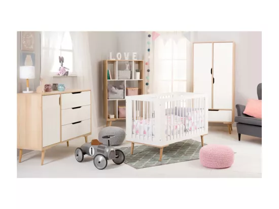 Commode LittleSky by Klups Sofie Hêtre et Blanc
