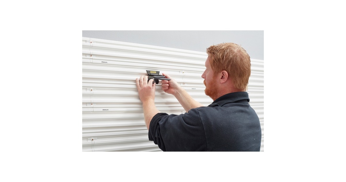StanleyTrack Wall - S haak houder  (Zwart)